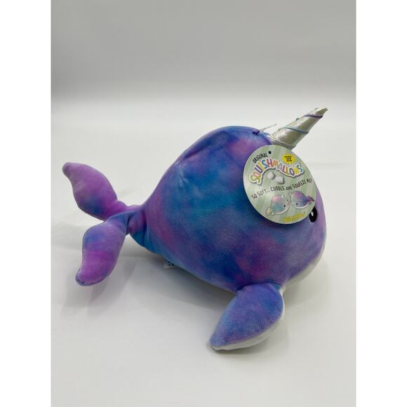 Squishmallows Kelly Toys Hallie The Narwhal 11.5 inches Plush Stuffed Toy NEW - Picture 11 of 12